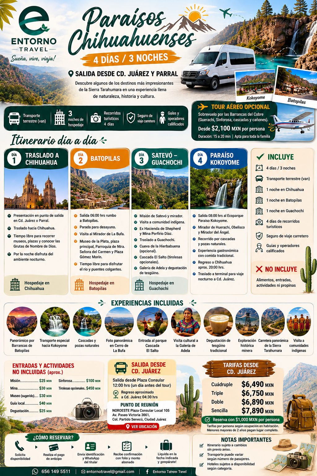 Visita los paraisos de Chihuahua